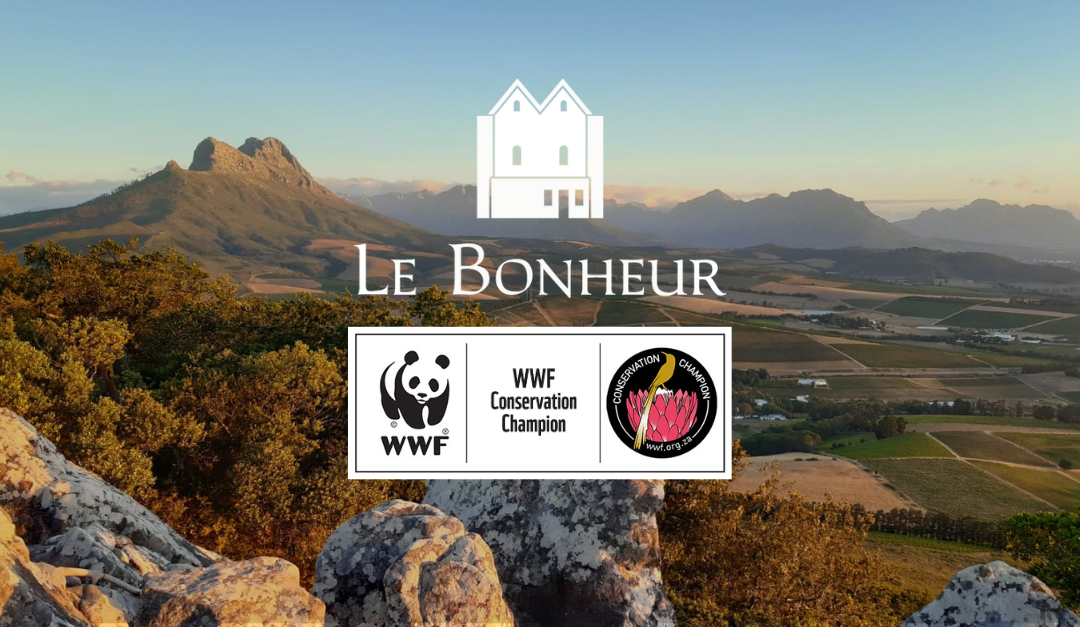 WWF décerne le titre de « Champion de la conservation » à notre propriété, Le Bonheur